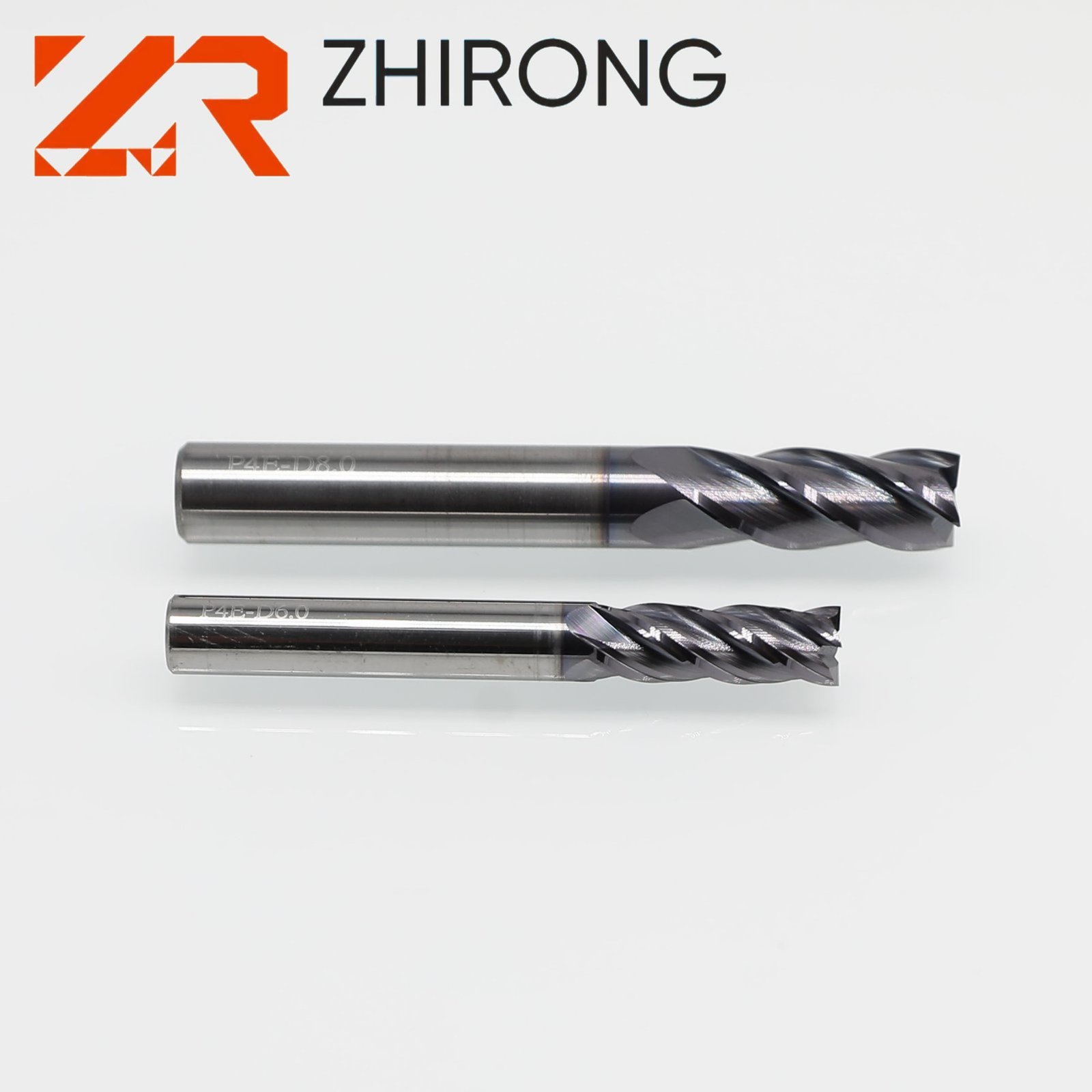 Solid Carbide End Mill for High-Performance Milling - Precision Cutting Tool for Automotive, Aerospace & Mold Applications